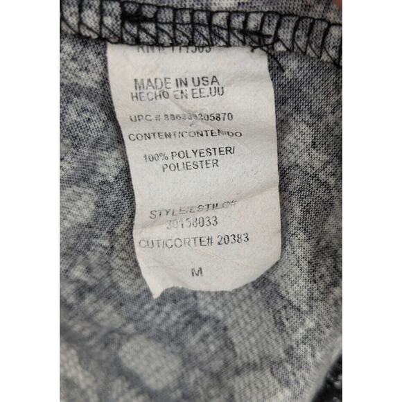 Lily Rose Women's Size Medium Top ~ Floral Print Scoop Neck Long Sleeve Peplum - Picture 8 of 8